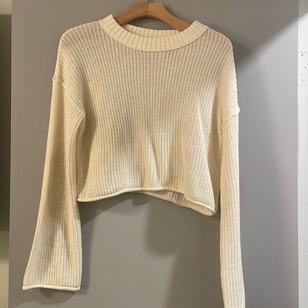 Cropped Pullover Sweater sz Small